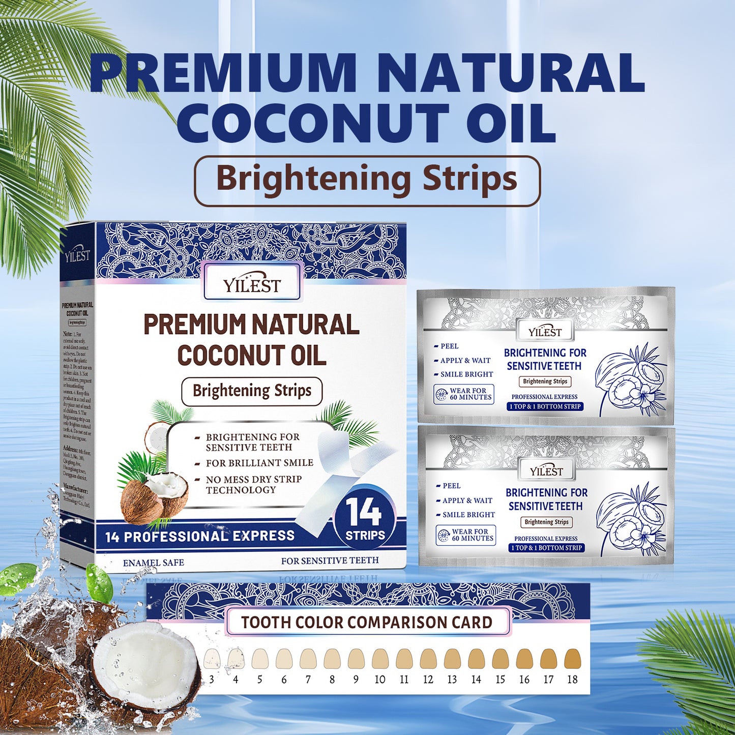 Whitening Tooth Patch Coconut Mint