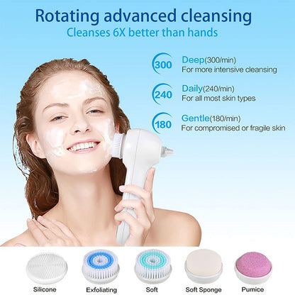 Multifunctional Face Cleaning Brush Blackhead Remover Electric Machine