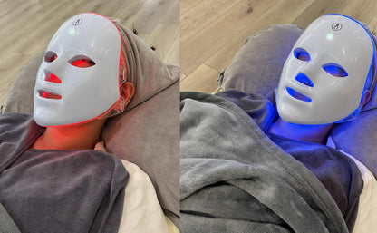 LED Face Mask 7 Color Light Therapy for Radiant Skin