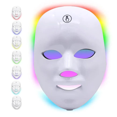 LED Face Mask 7 Color Light Therapy for Radiant Skin